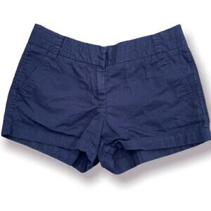 J.Crew Navy Blue Chino Shorts Size 0